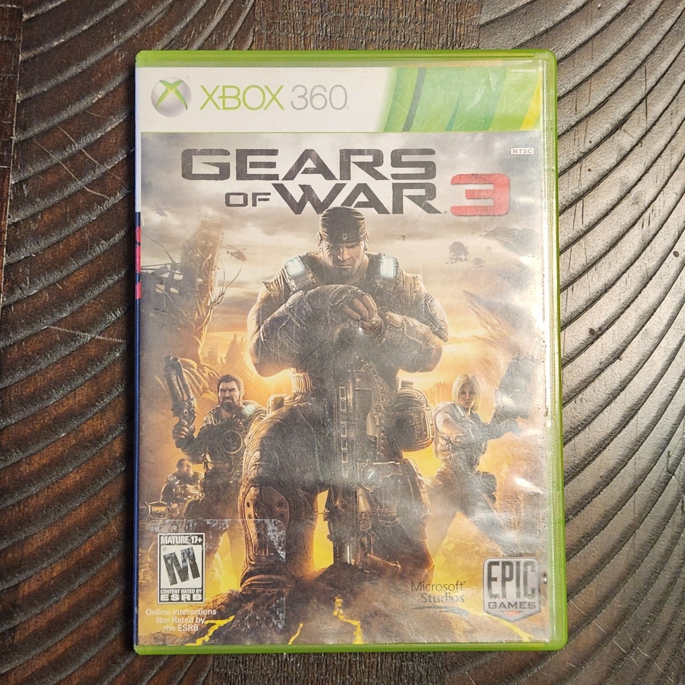 Gears of War 3 Xbox 360‎ Video Game Complete in Box Epic Games